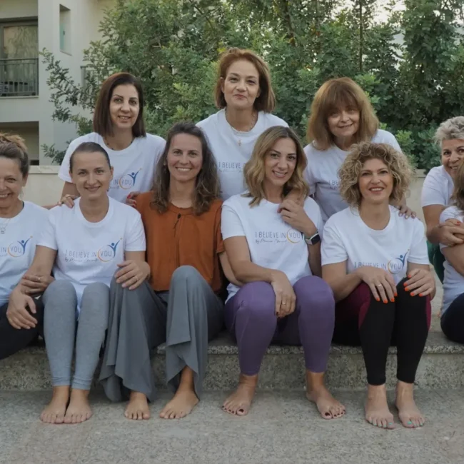 Στιγμιότυπο από βιωματικό retreat αυτοβελτίωσης και προσωπικής ανάπτυξης του Envisions Hub στην Κρήτη και την Ελλάδα